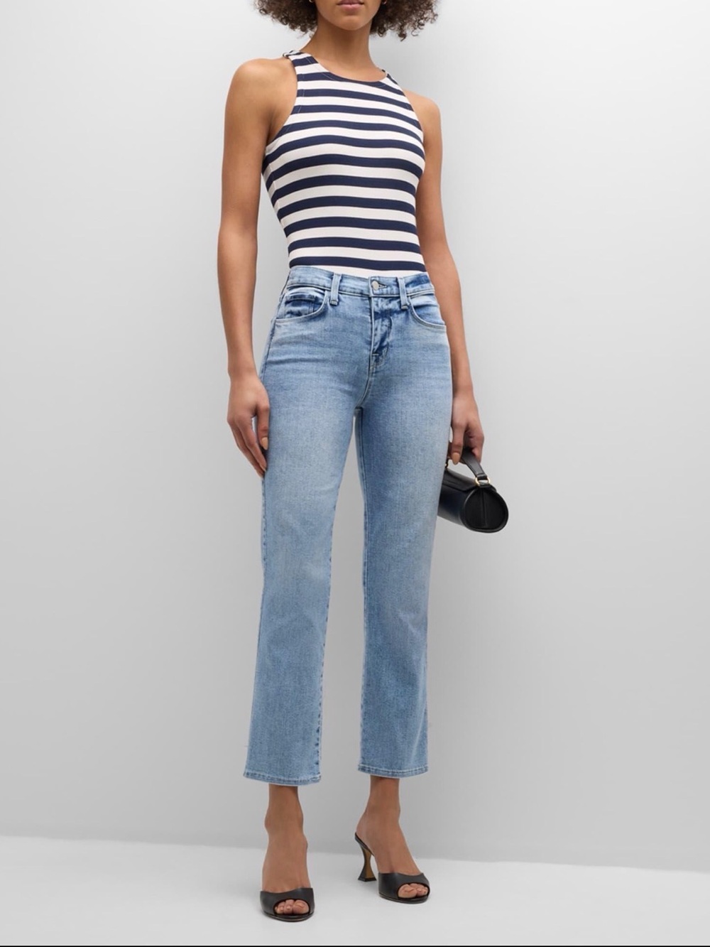 L’AGENCE Alexia High Rise Crop Cigarette Jeans Loyola Size 27